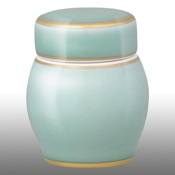 ミニ骨壷 青磁金線(せいじきんせん) 手元供養