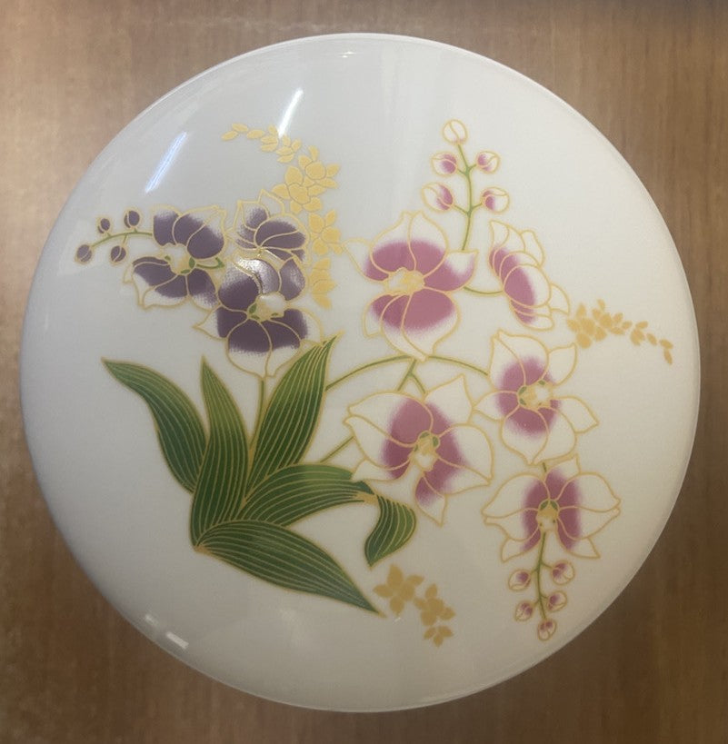 骨壷 白胡蝶蘭 4寸