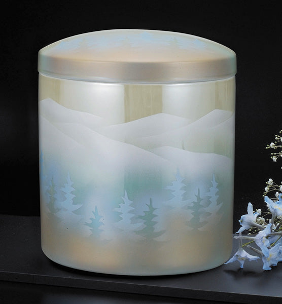 骨壷 九谷焼 九谷山景(くたにさんけい) 5寸/6寸/7寸