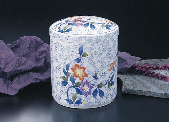 骨壷 鉄仙小花ちらし(てっせんこばなちらし) 5寸/6寸/7寸