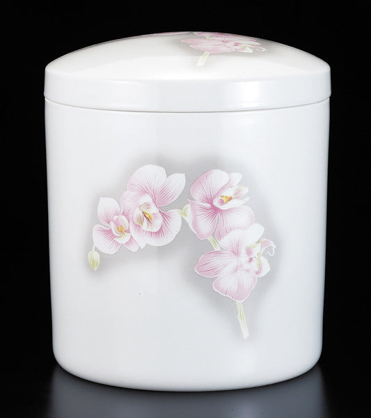 骨壷 四季の花柄らん(しきのはながら、らん) 5寸/6寸/7寸