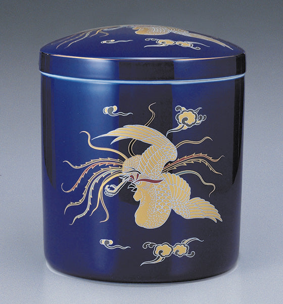 骨壷 切立 ルリ鳳凰(ルリほうおう) 5寸/6寸/7寸