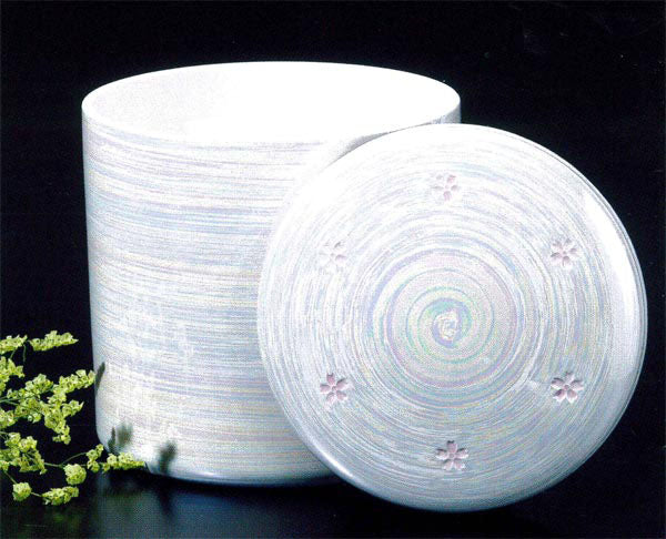 骨壷 ラスター桜紋ピンク 7寸