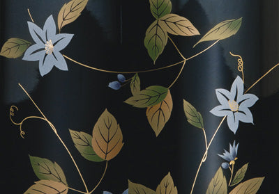 骨壷 黒鉄仙唐草ゴールド(くろてっせんからくさゴールド) 5寸/6寸/7寸