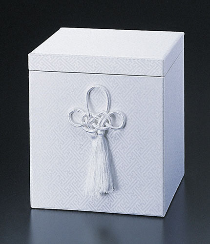 貼箱のみ 白人絹(しろじんけん) 骨壷4寸用/5寸用/6寸用/7寸用