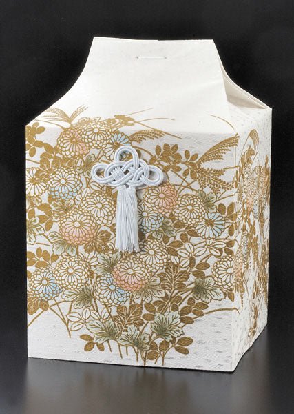 桐箱用骨カバーのみ 金彩ちりめん 骨壷6寸用/7寸用