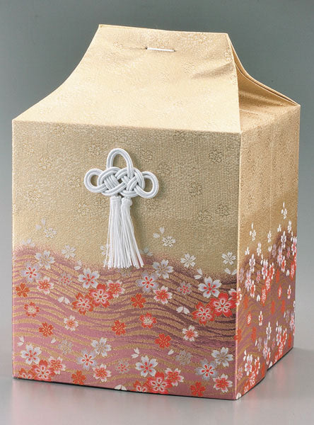 桐箱用骨カバーのみ 流水に桜【ピンク】 骨壷5寸用/6寸用/7寸用