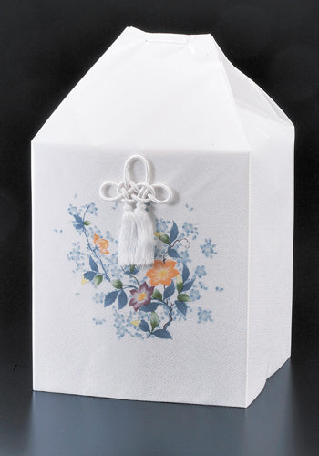 骨カバーのみ 人絹花柄プリント 骨壷6寸用/7寸用