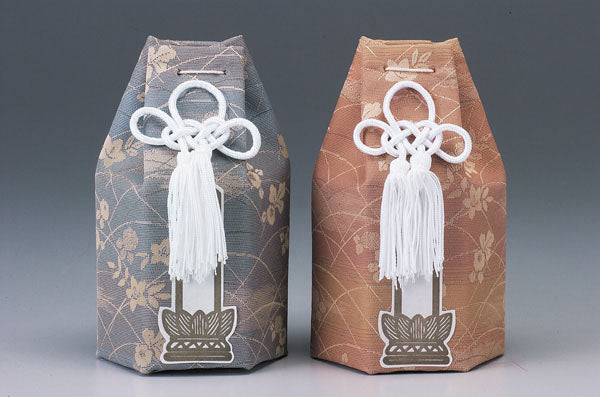 分骨袋のみ シルビア【赤又は紫】 (ミニ骨壷2.3寸用)