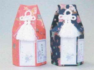 分骨袋のみ ペット用【橙又は青】 (ミニ骨壷2.3寸用)