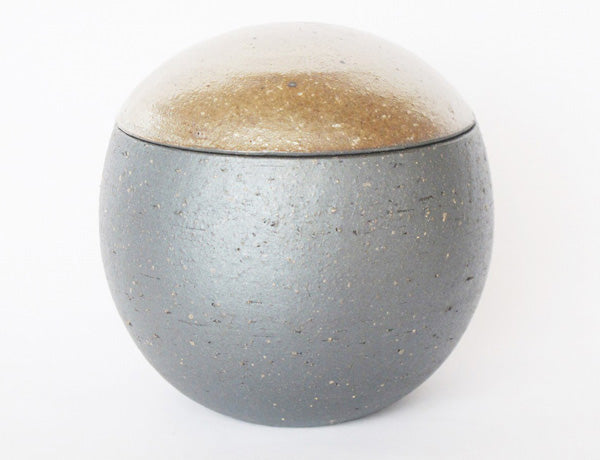 ミニ骨壷 信楽焼 【ふるさと 明星・球型】Sサイズ/Mサイズ 納骨巾着袋付