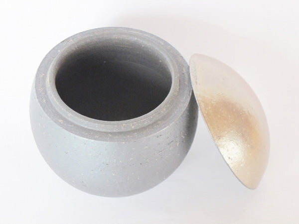 ミニ骨壷 信楽焼 【ふるさと 明星・球型】Sサイズ/Mサイズ 納骨巾着袋付