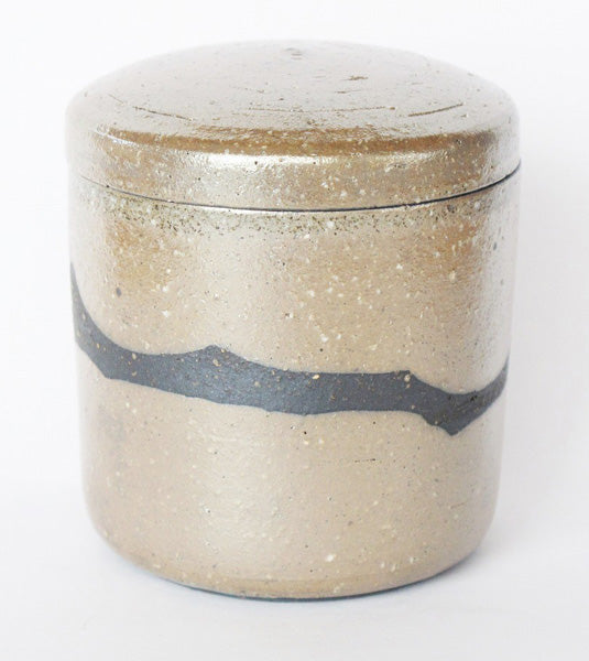 ミニ骨壷 信楽焼 【ふるさと 風・筒型】Sサイズ/Mサイズ 納骨巾着袋付