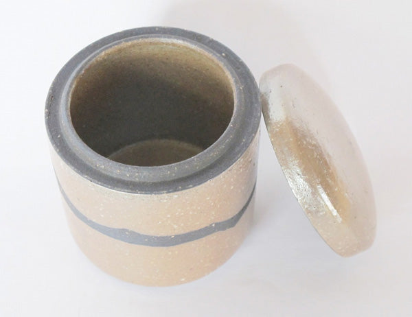 ミニ骨壷 信楽焼 【ふるさと 風・筒型】Sサイズ/Mサイズ 納骨巾着袋付