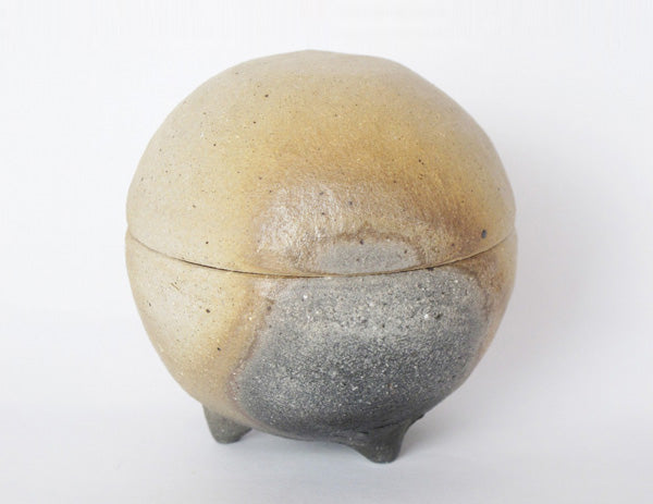 ミニ骨壷 信楽焼 【さとやま】納骨巾着袋付