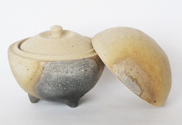 ミニ骨壷 信楽焼 【さとやま】納骨巾着袋付