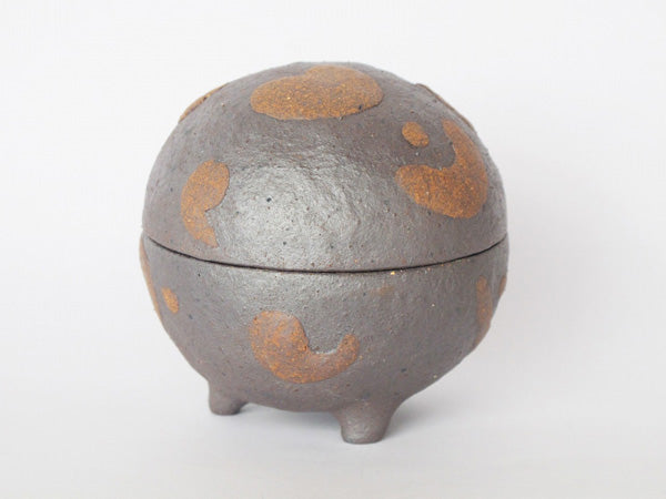 ミニ骨壷 信楽焼 【さとやま・大地】納骨巾着袋付