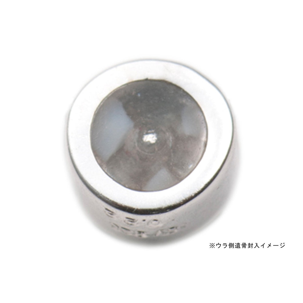 遺骨密封ペンダント(樹脂密封タイプ) BirthstoneS BP000 ホワイトゴールド 完全防水