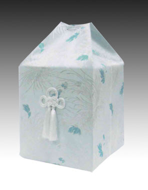 桐箱用骨カバーのみ 水蓮【ブルー】 骨壷5寸用/6寸用/7寸用