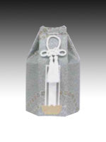 分骨袋のみ パール【グレー】(ミニ骨壷2.3寸用)