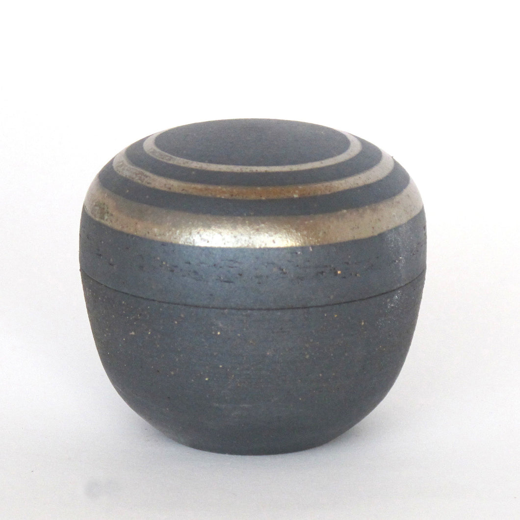 ミニ骨壷 信楽焼 【あらたま・大地】納骨巾着袋付