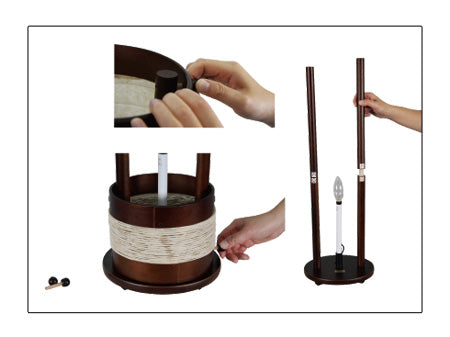 高級置提灯 民芸灯 ともしび(1台)