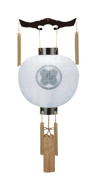 吊提灯 特三丸家紋入絹二重(1台)