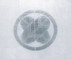 吊提灯 特三丸家紋入絹二重(1台)