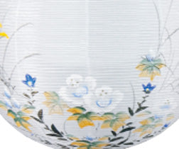 吊提灯 特三丸 ローズ ビニロン(芙蓉)(1台)