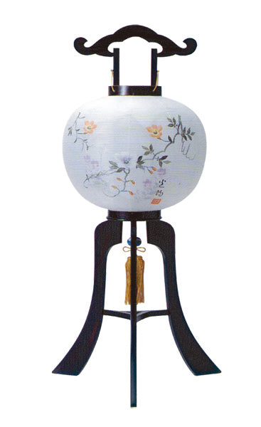 高級提灯 黒檀かずら二重張 10号(1台)