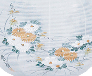 高級提灯 紫檀菊山水二重張 12号(1台)