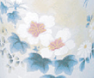 提灯 はなごろも芙蓉黒 回転(1対)