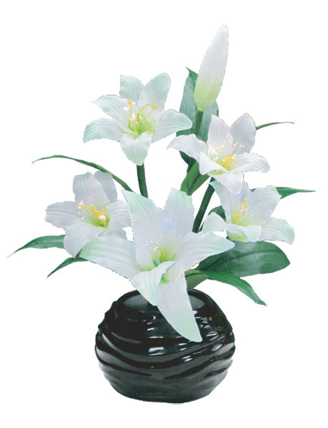 LEDで光る造花 ルミナス百合(1台)