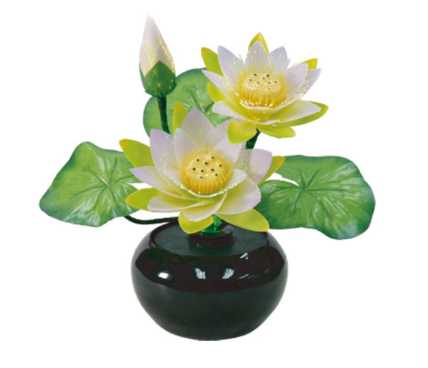 LEDで光る造花 ルミナス蓮小(1台)