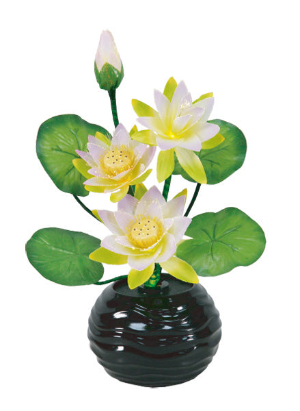 LEDで光る造花 ルミナス蓮大(1台)