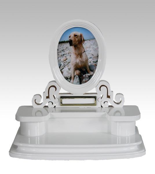 ペット用メモリアル台 【ナポリ】ホワイト