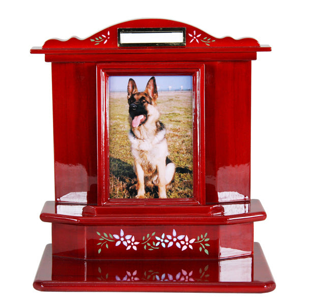 ペット用メモリアル台 【ローマ】紫檀調