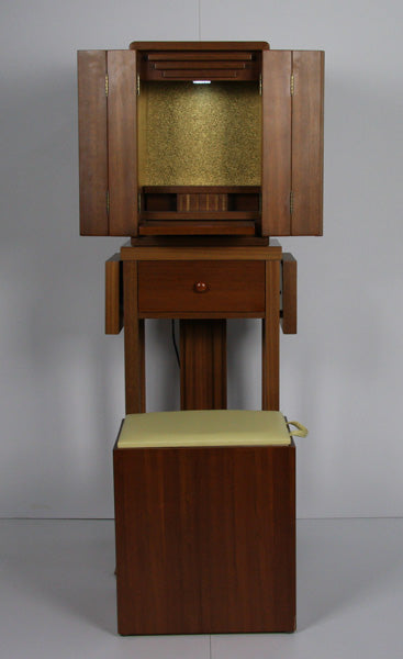 ペット用家具調仏壇 【メモリアルマシェリ3点セット】ブラウン