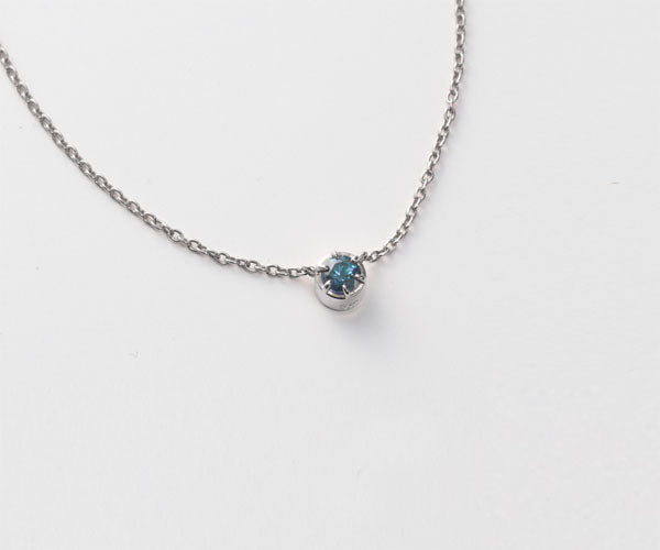 遺骨密封ペンダント(樹脂密封タイプ) BirthstoneS BP000 ホワイトゴールド 完全防水