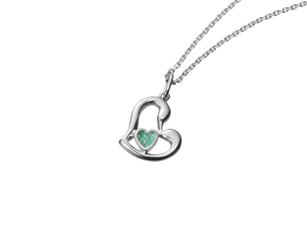 遺骨密封ペンダント(樹脂密封タイプ) JP002 プラチナ 完全防水