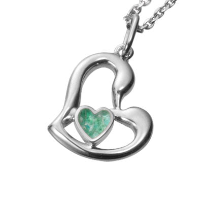 遺骨密封ペンダント(樹脂密封タイプ) JP002 ホワイトゴールド 完全防水