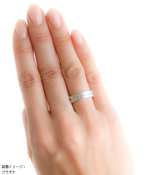 遺骨密封リング(樹脂密封タイプ) エレガントラインリングJR002 ホワイトゴールドリング 完全防水