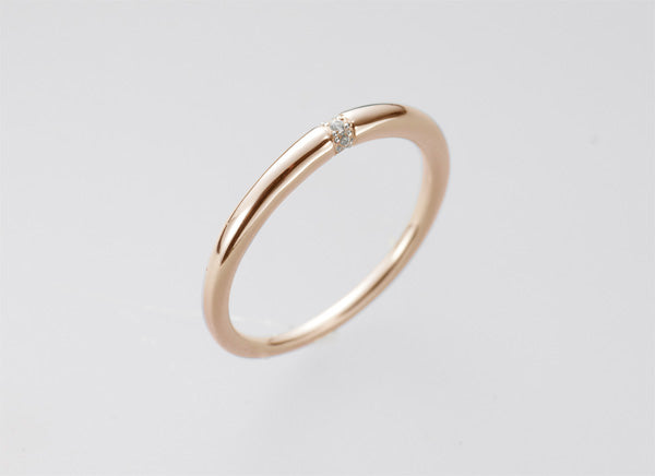 遺骨密封リング(樹脂密封タイプ) JR017 ピンクゴールド 完全防水