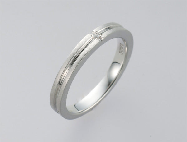 遺骨密封リング(樹脂密封タイプ) JR-021 ホワイトゴールドリング 完全防水