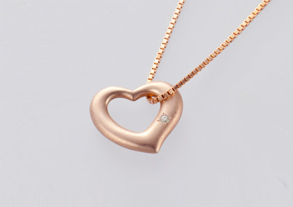 遺骨密封ペンダント(樹脂密封タイプ)KP002 ピンクゴールド 完全防水