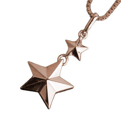 遺骨密封ペンダント(樹脂密封タイプ) 星型ペンダントPP003 ピンクゴールド 完全防水