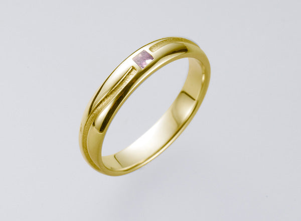 遺骨密封リング(樹脂密封タイプ) PR-003 ゴールド 完全防水