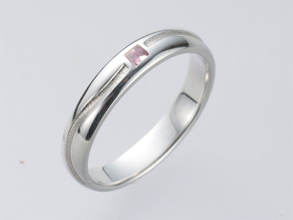 遺骨密封リング(樹脂密封タイプ) PR-003 ホワイトゴールドリング 完全防水