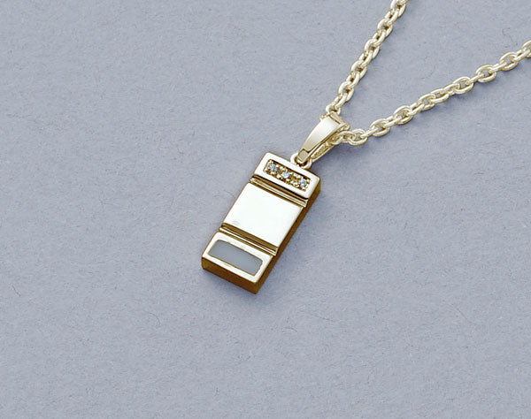 遺骨密封ペンダント(樹脂密封タイプ)SP430 ゴールド 完全防水