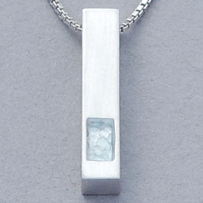 遺骨密封ペンダント(樹脂密封タイプ) SP-437 プラチナ 完全防水